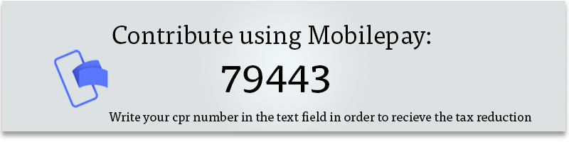 Contribute using Mobilepay 79443